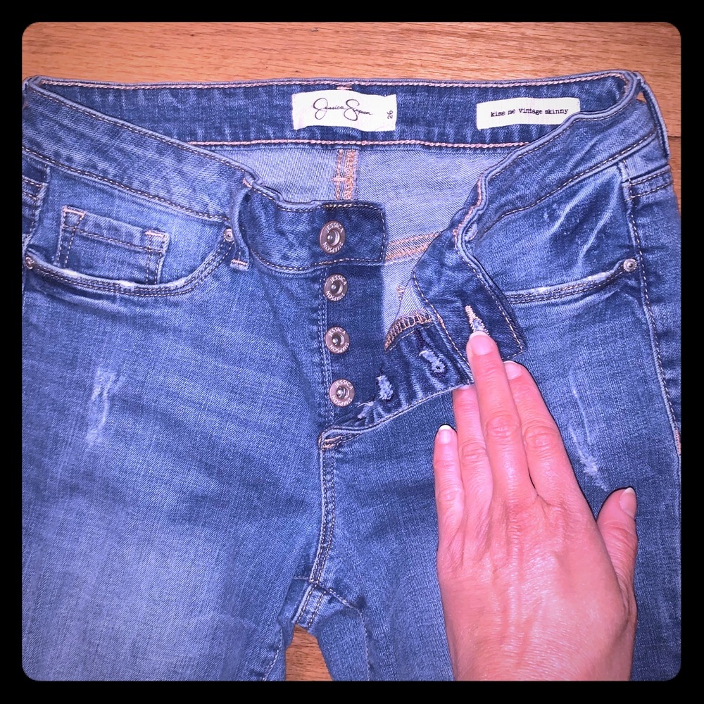 Jessica Simpson KISS Me Vintage skinny